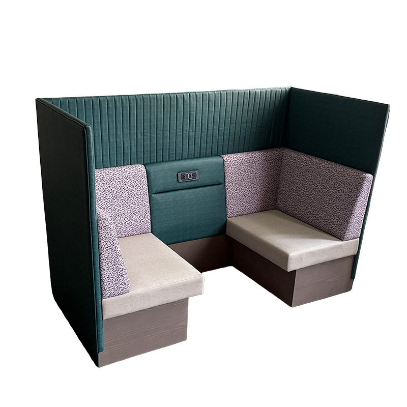 Lobby Sofa High Back Privacy Booth