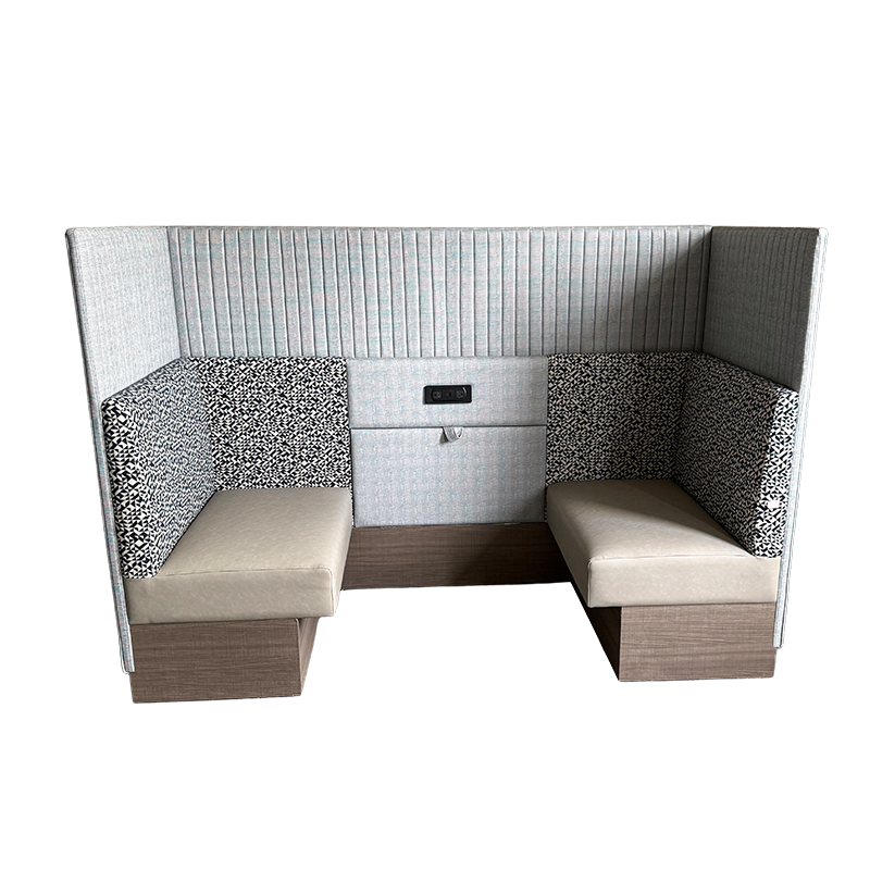 Lobby Sofa High Back Privacy Booth