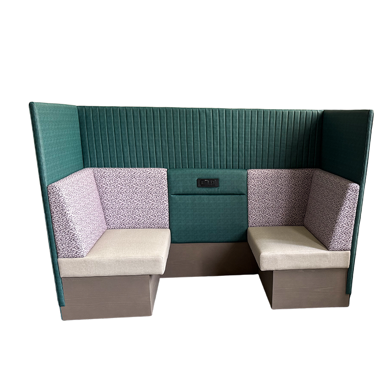 Lobby Sofa High Back Privacy Booth