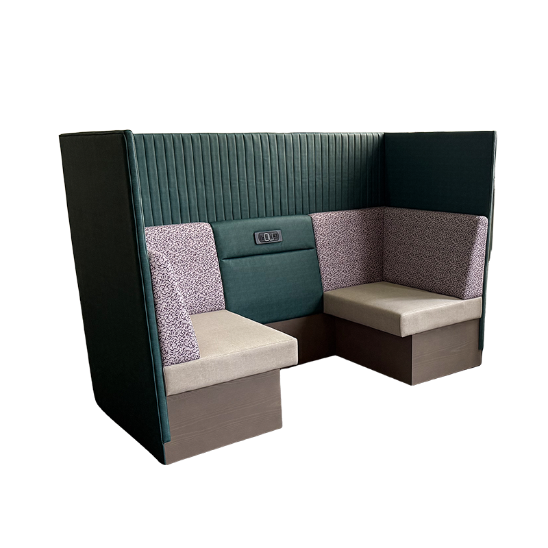 Lobby Sofa High Back Privacy Booth